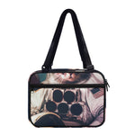 American Astronaut Cat Print Double Strap Bible Bag