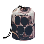 American Astronaut Cat Print Drawstring Makeup Bag