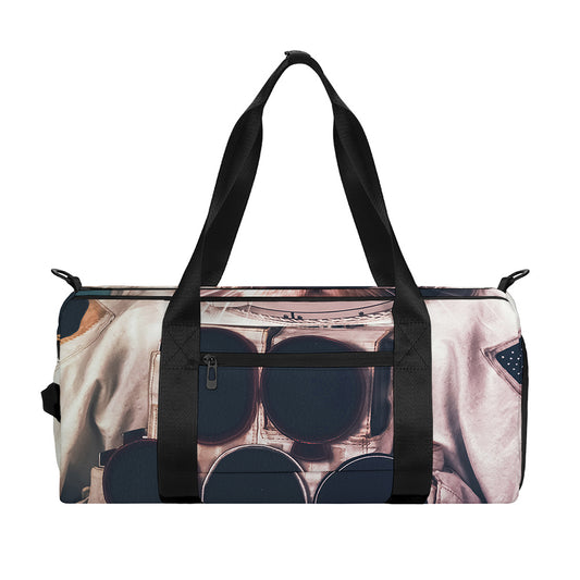 American Astronaut Cat Print Gym Bag