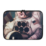 American Astronaut Cat Print Laptop Sleeve