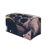American Astronaut Cat Print Leather Tissue Box Cover