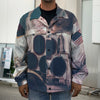 American Astronaut Cat Print Men's Shirt Jacket