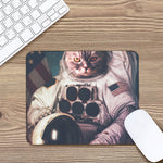 American Astronaut Cat Print Mouse Pad