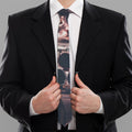 American Astronaut Cat Print Necktie