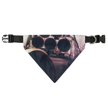 American Astronaut Cat Print Over The Collar Dog Bandana