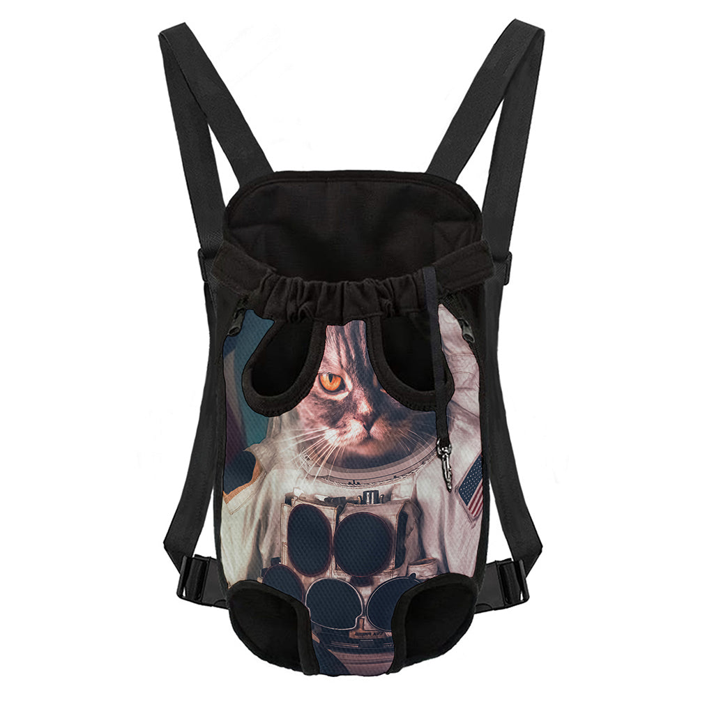 American Astronaut Cat Print Pet Carrier Backpack