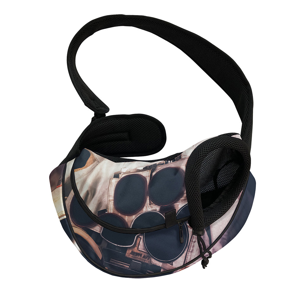 American Astronaut Cat Print Pet Sling Carrier
