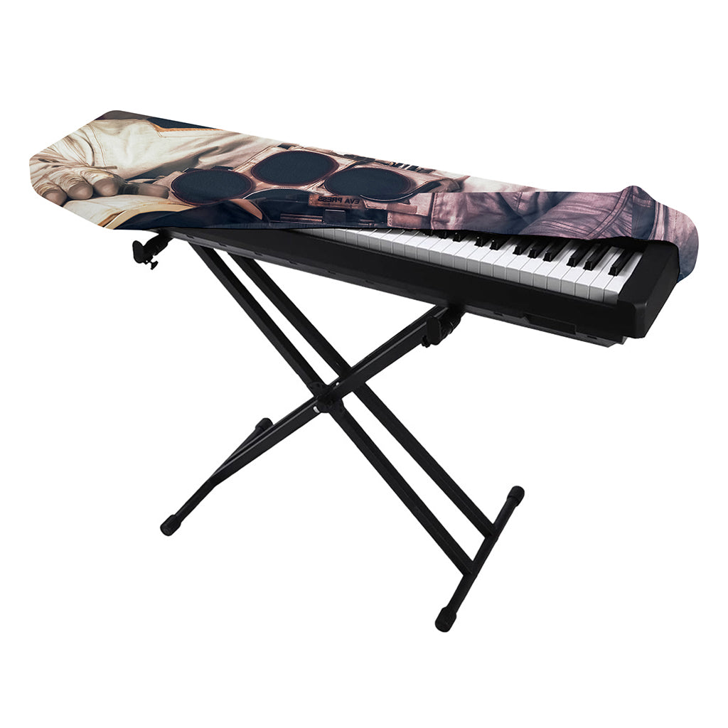American Astronaut Cat Print Piano Keyboard Cover