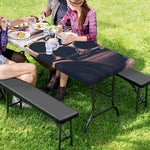 American Astronaut Cat Print Picnic Table Cover