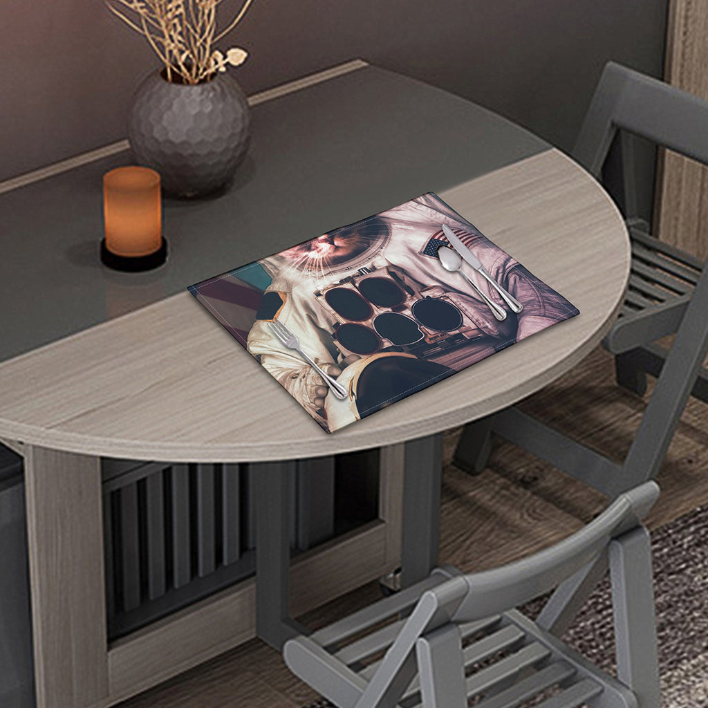 American Astronaut Cat Print Placemat