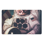 American Astronaut Cat Print Polyester Doormat