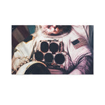 American Astronaut Cat Print Polyester Flag