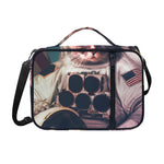 American Astronaut Cat Print Shoulder Strap Bible Bag