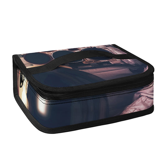 American Astronaut Cat Print Small Lunch Bag