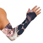American Astronaut Cat Print Sun Protection Arm Sleeves