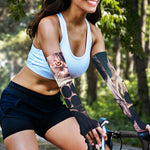 American Astronaut Cat Print Sun Protection Arm Sleeves