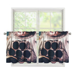 American Astronaut Cat Print Tier Curtains
