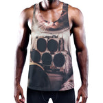 American Astronaut Cat Print Training Tank Top