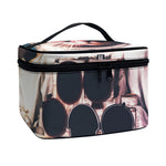 American Astronaut Cat Print Travel Makeup Bag