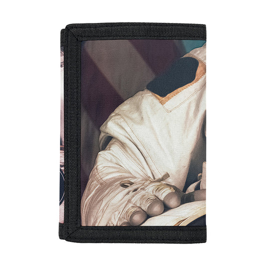 American Astronaut Cat Print Trifold Wallet