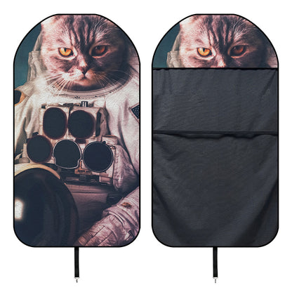 American Astronaut Cat Print Waterproof Car Seat Cover