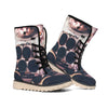 American Astronaut Cat Print Winter Boots