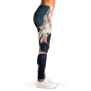 American Astronaut Cat Print Women's Leggings