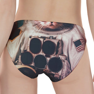 American Astronaut Cat Print Women's Panties