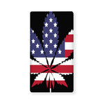 American Cannabis Leaf Flag Print Baby Crib Sheet