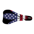 American Cannabis Leaf Flag Print Bicycle Seat Cover
