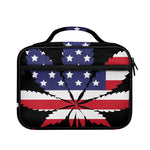 American Cannabis Leaf Flag Print Briefcase Bible Bag