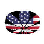 American Cannabis Leaf Flag Print Car Side Mirror Covers