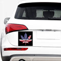 American Cannabis Leaf Flag Print Car Sticker