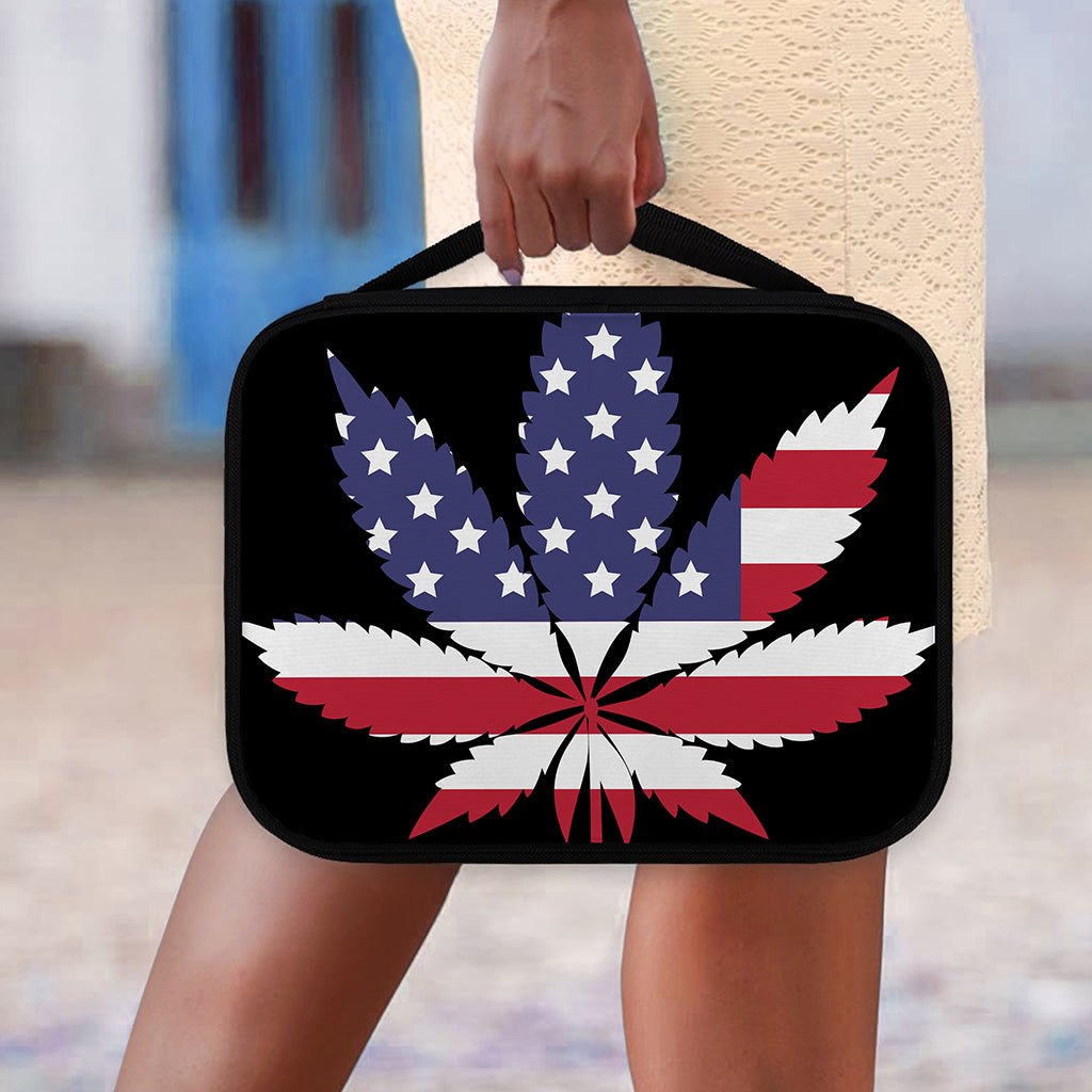 American Cannabis Leaf Flag Print Classic Bible Case