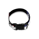American Cannabis Leaf Flag Print Dog Collar