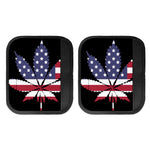 American Cannabis Leaf Flag Print Handle Covers