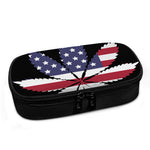American Cannabis Leaf Flag Print Insulin Cooler Travel Case