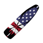 American Cannabis Leaf Flag Print Ironing Board Cover