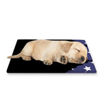 American Cannabis Leaf Flag Print Pet Cooling Mat Cover