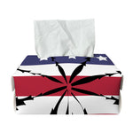 American Cannabis Leaf Flag Print Rectangle Tissue Box Cover