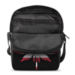 American Cannabis Leaf Flag Print Rectangular Crossbody Bag