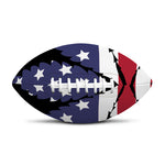 American Cannabis Leaf Flag Print Rugby Ball