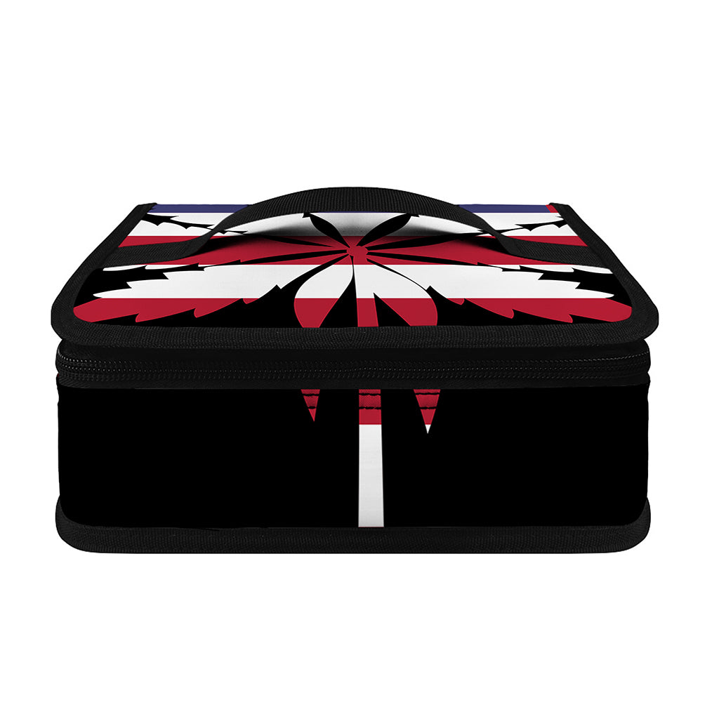 American Cannabis Leaf Flag Print Small Lunch Bag