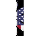 American Cannabis Leaf Flag Print Table Runner