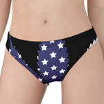 American Cannabis Leaf Flag Print Women's Panties