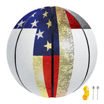 American Christian Cross Flag Print Basketball