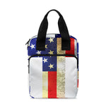 American Christian Cross Flag Print Bible Tote Bag