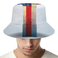 American Christian Cross Flag Print Bucket Hat