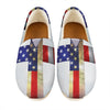 American Christian Cross Flag Print Casual Shoes