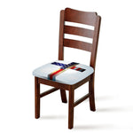 American Christian Cross Flag Print Chair Cushion Cover